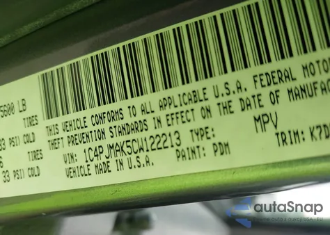 2012 Jeep Liberty Sport z USA, uszkodzony, nr VIN 1C4PJMAK5CW122213